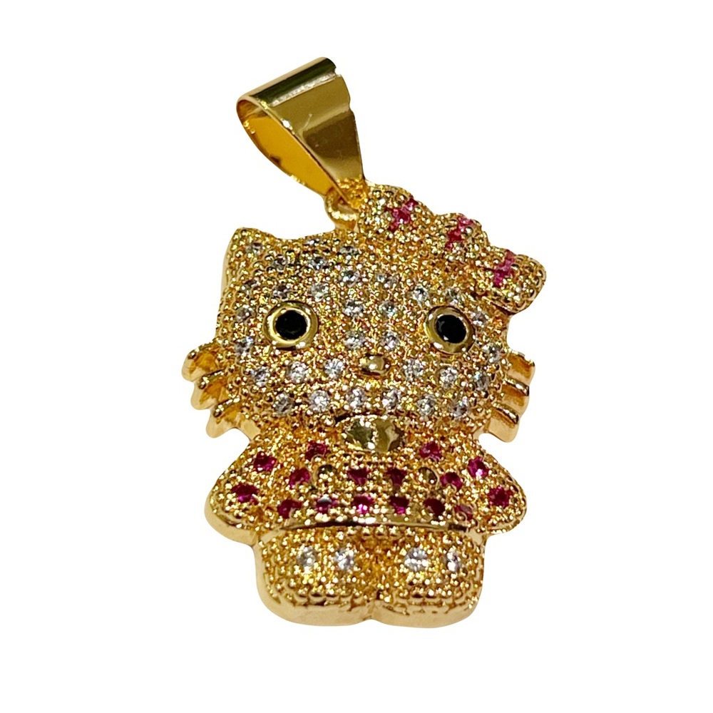Hello Kitty Pendant W/Chain - Picture 2 of 5